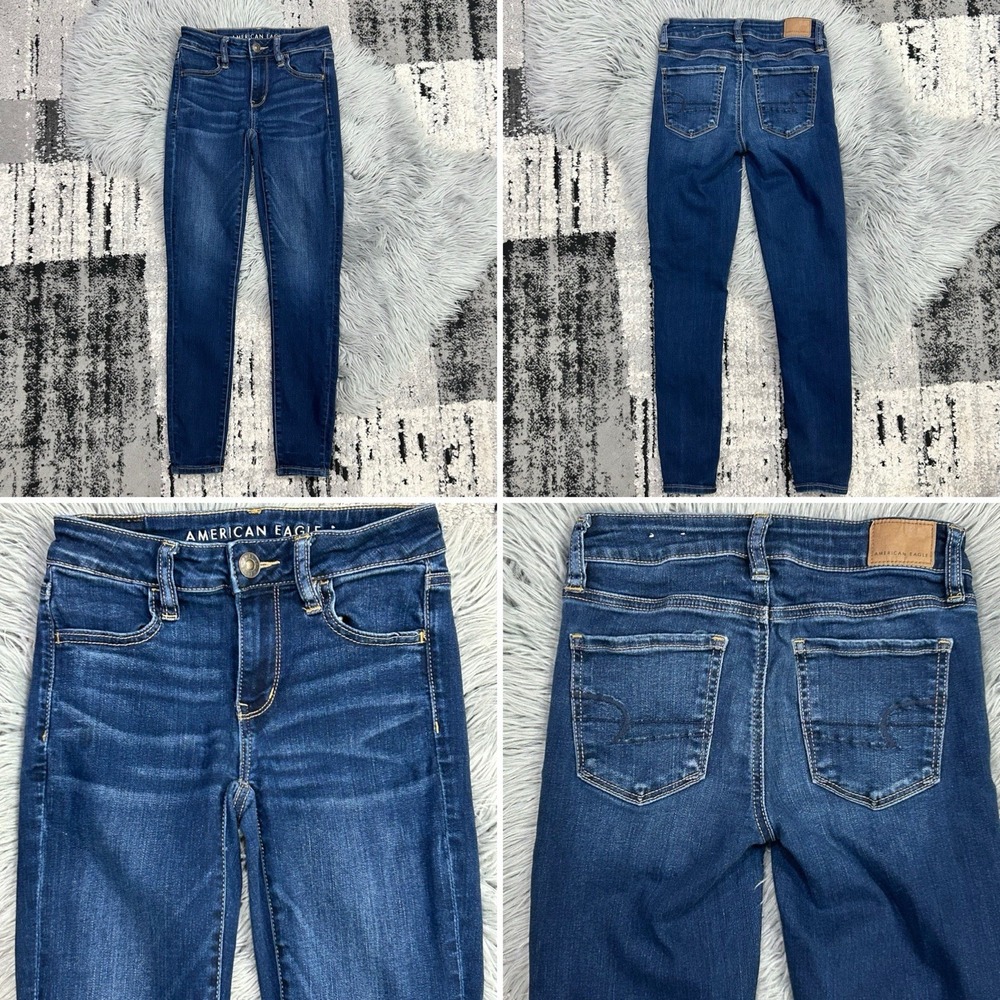 American Eagle Outfitters Ne(X)t Level Stretch Denim Jegging Size 0 Short